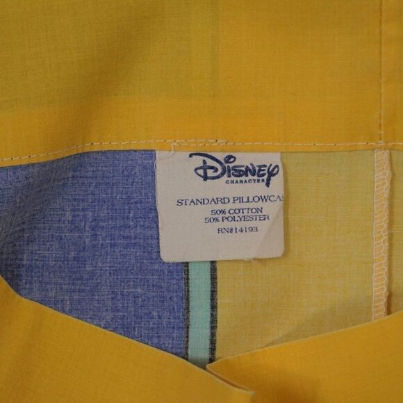 Vintage 90s Disney Aladdin Standard Pillow Case Made In USA - Picture 7 of 8